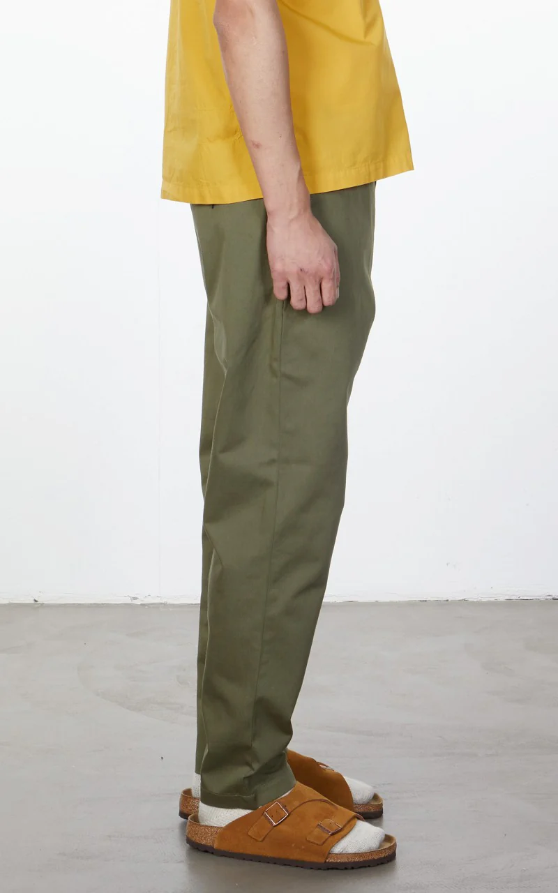 Universal Works Military Chino Twill Light Olive - Image 6