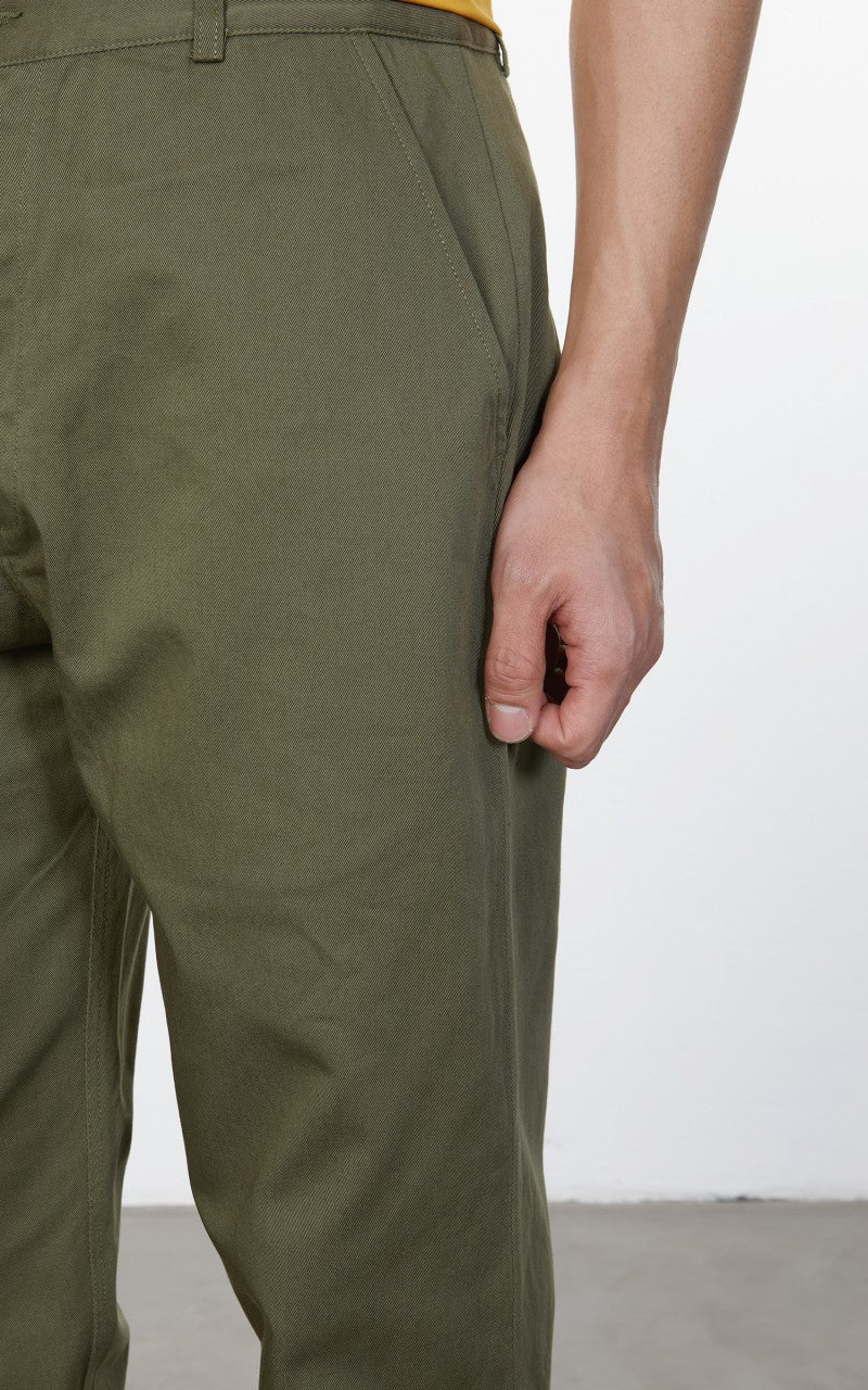 Universal Works Military Chino Twill Light Olive - Image 7