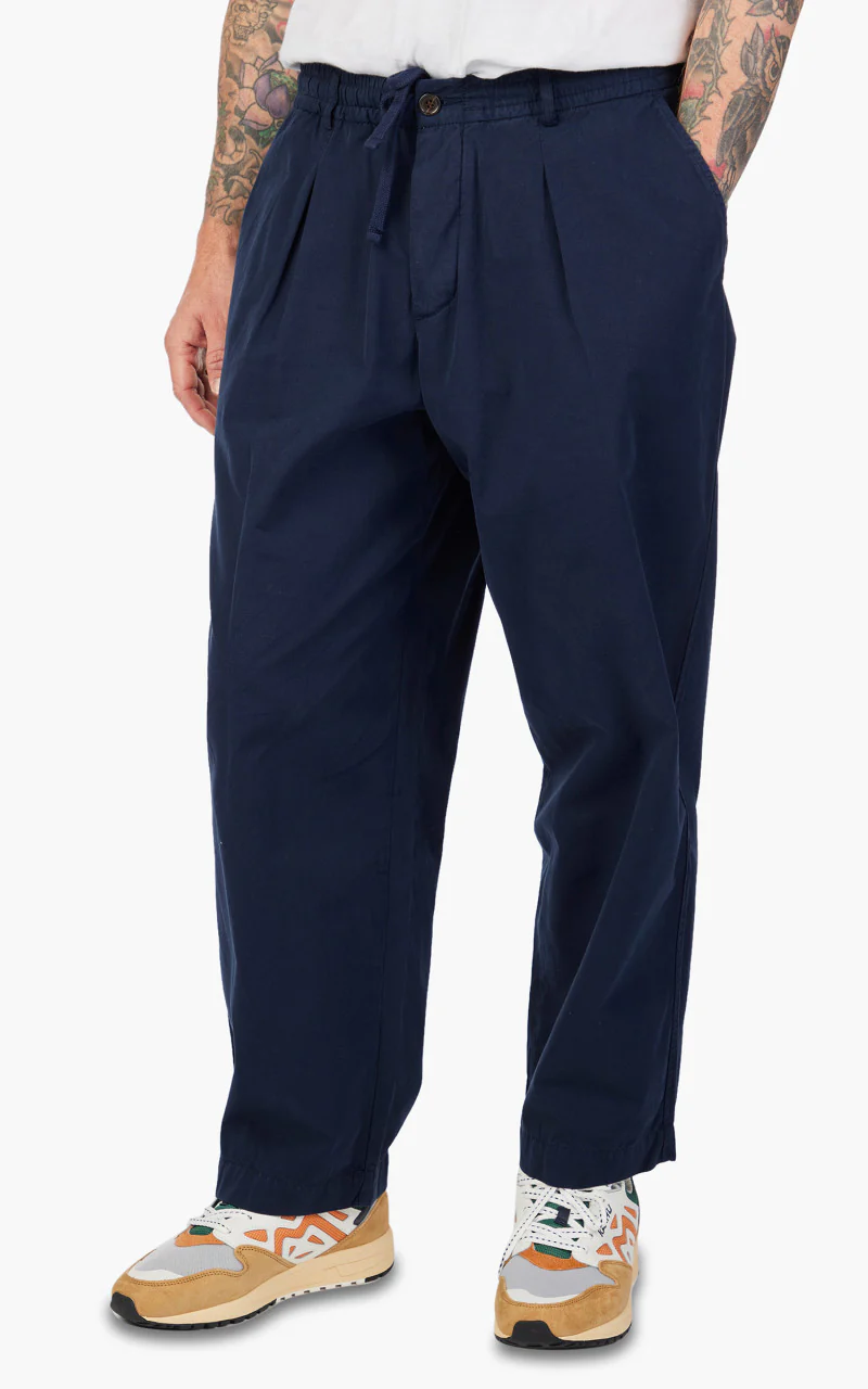 Universal Works Oxford Pant Summer Canvas Navy - Image 5