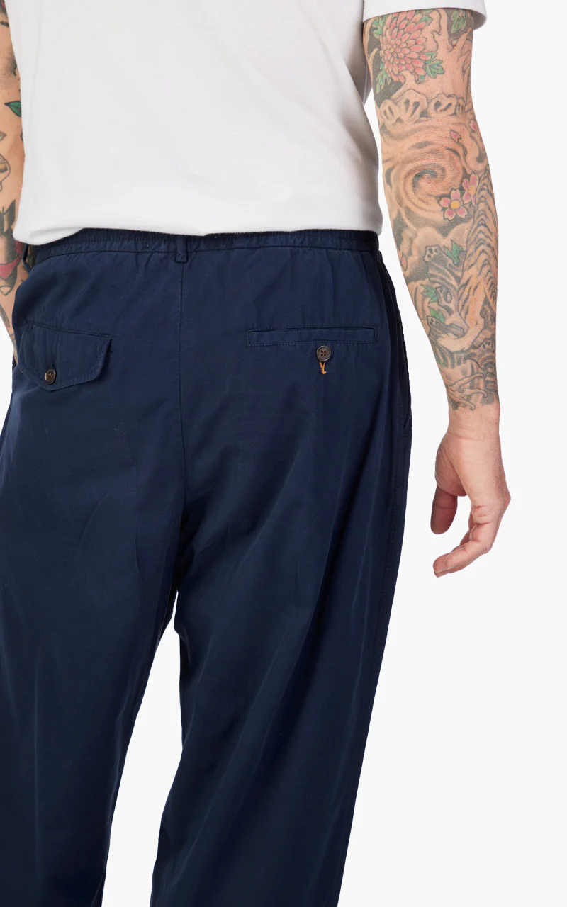 Universal Works Oxford Pant Summer Canvas Navy - Image 6
