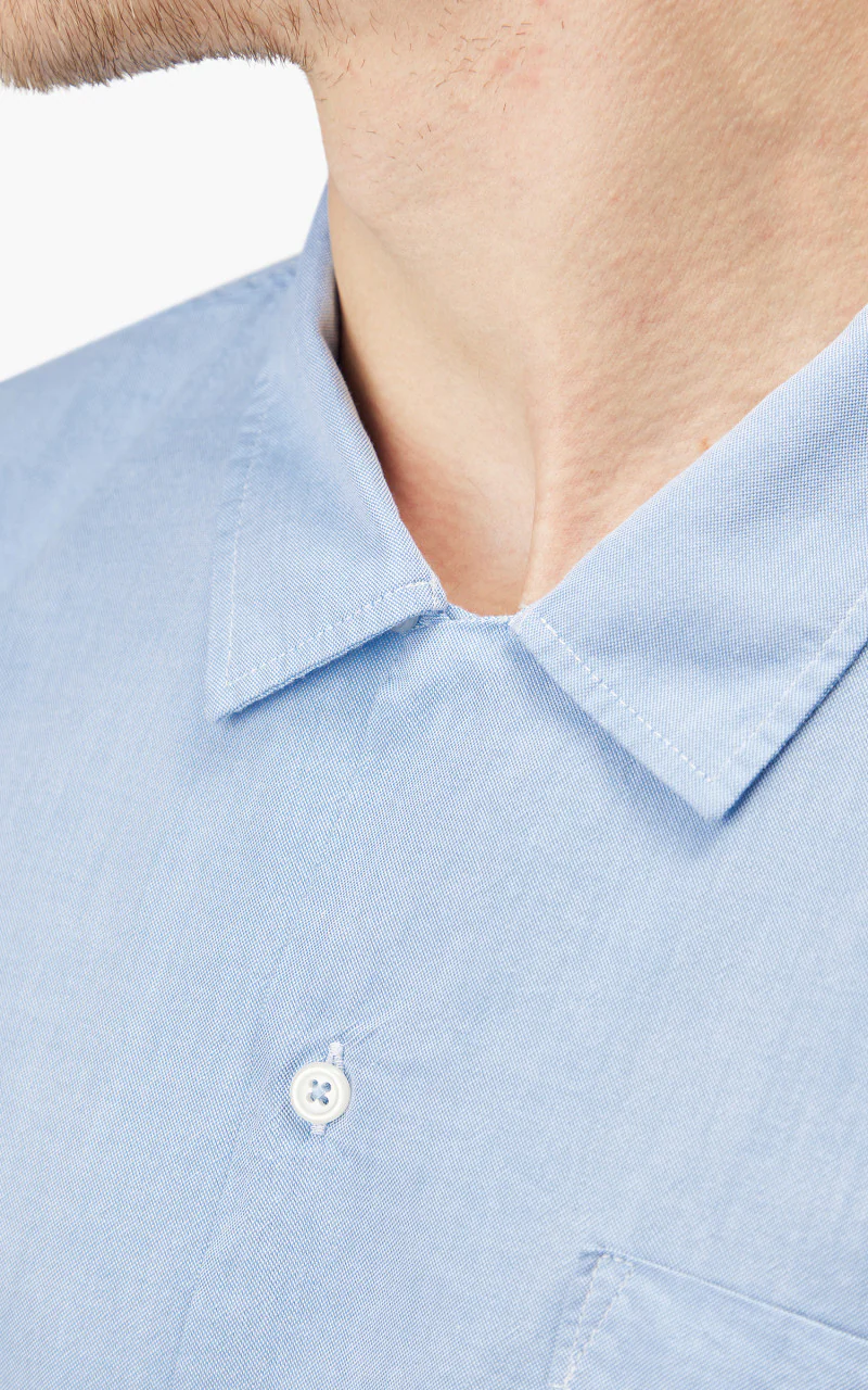 Universal Works Road Shirt Organic Oxford Sky - Image 4