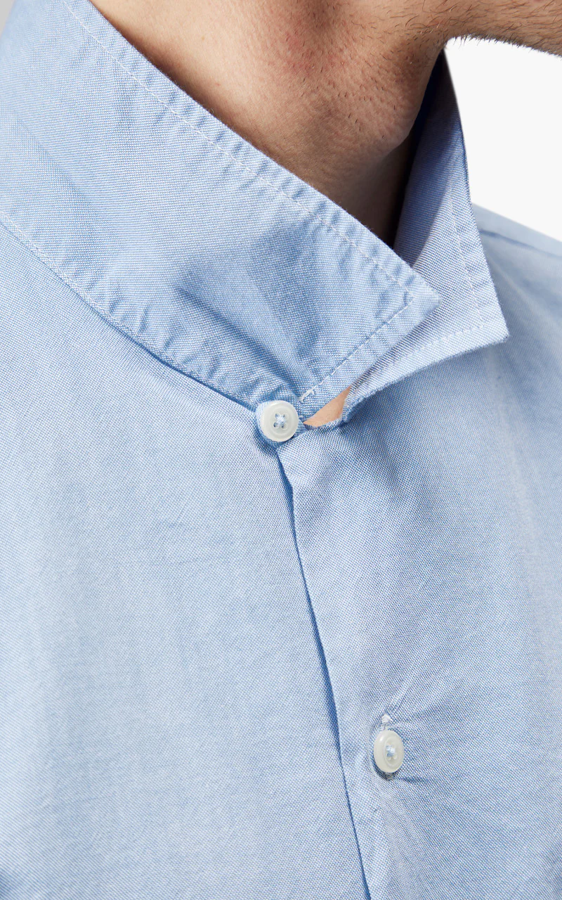 Universal Works Road Shirt Organic Oxford Sky - Image 5