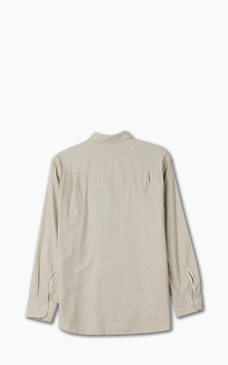 Universal Works Square Pocket Shirt Sand - Image 3