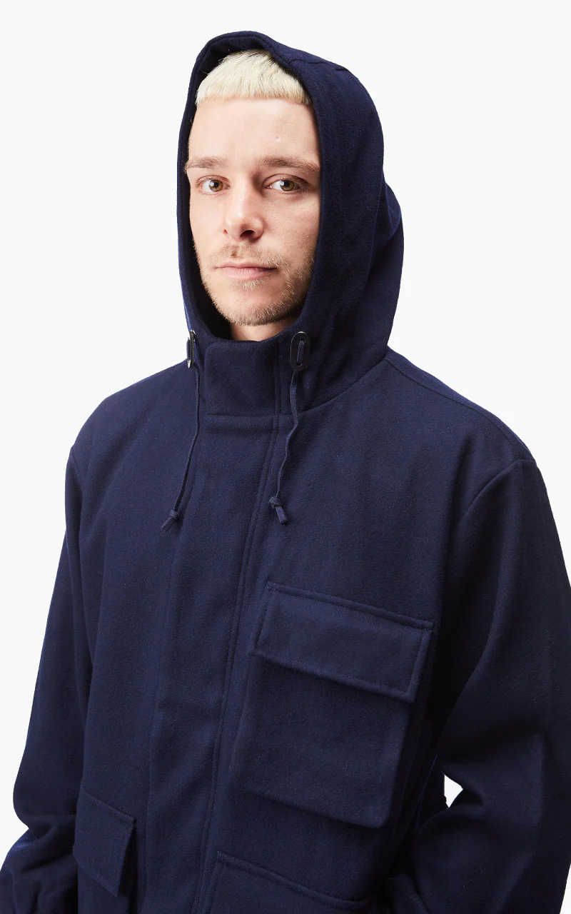 Universal Works Stayout Jacket Mowbray Navy - Image 10