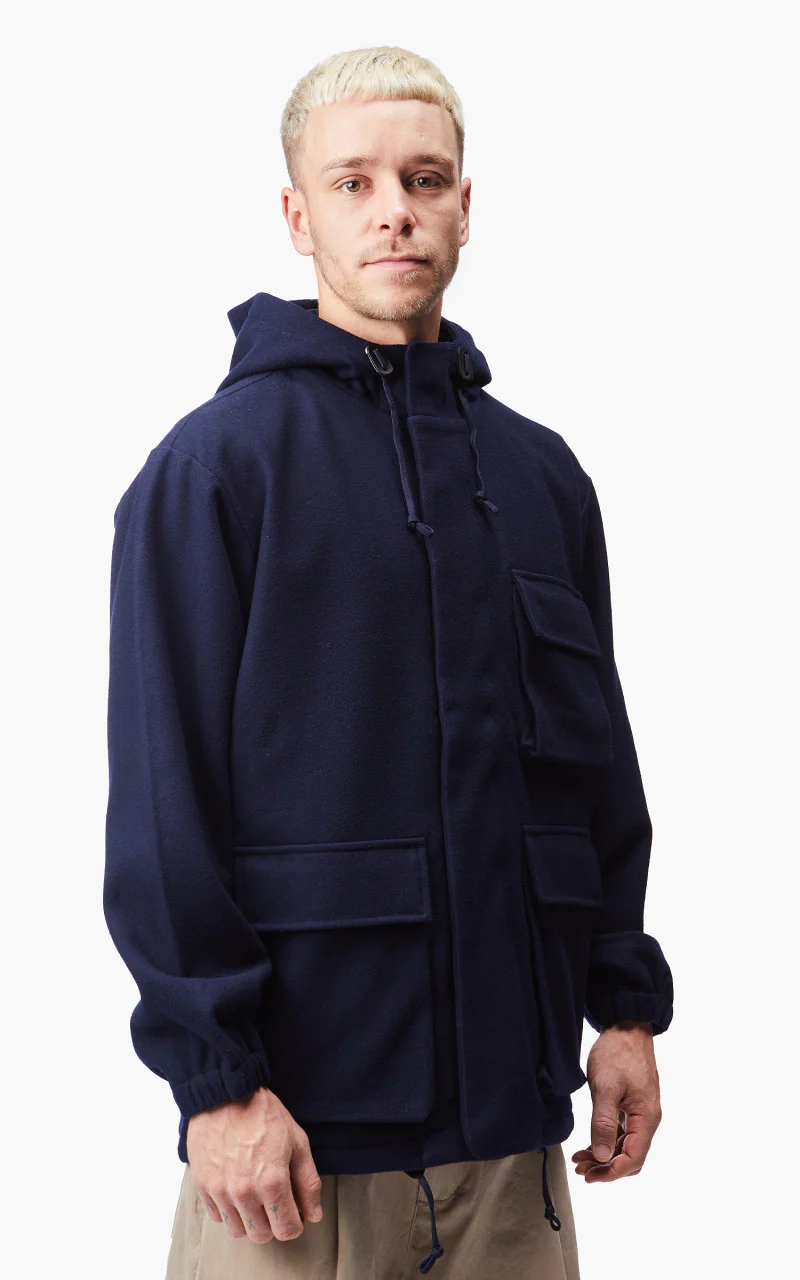 Universal Works Stayout Jacket Mowbray Navy - Image 6