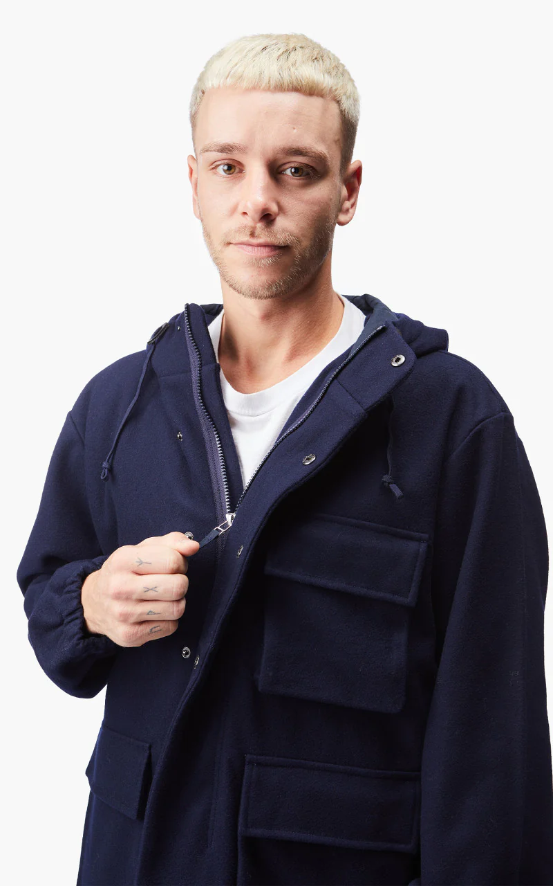 Universal Works Stayout Jacket Mowbray Navy - Image 8