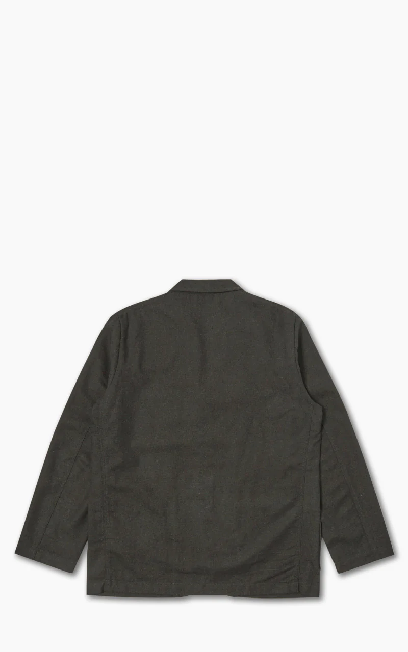 Universal Works Three Button Jacket Italian Tweed Olive - Image 12