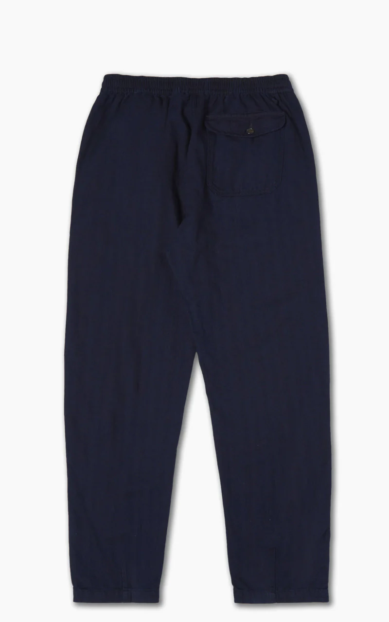 Universal Works Track Trouser Herringbone Denim Indigo - Image 3