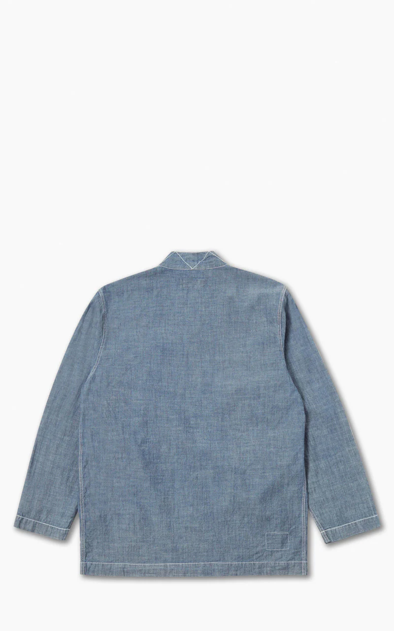 Universal Works Work Jacket Osaka Chambray Indigo - Image 7