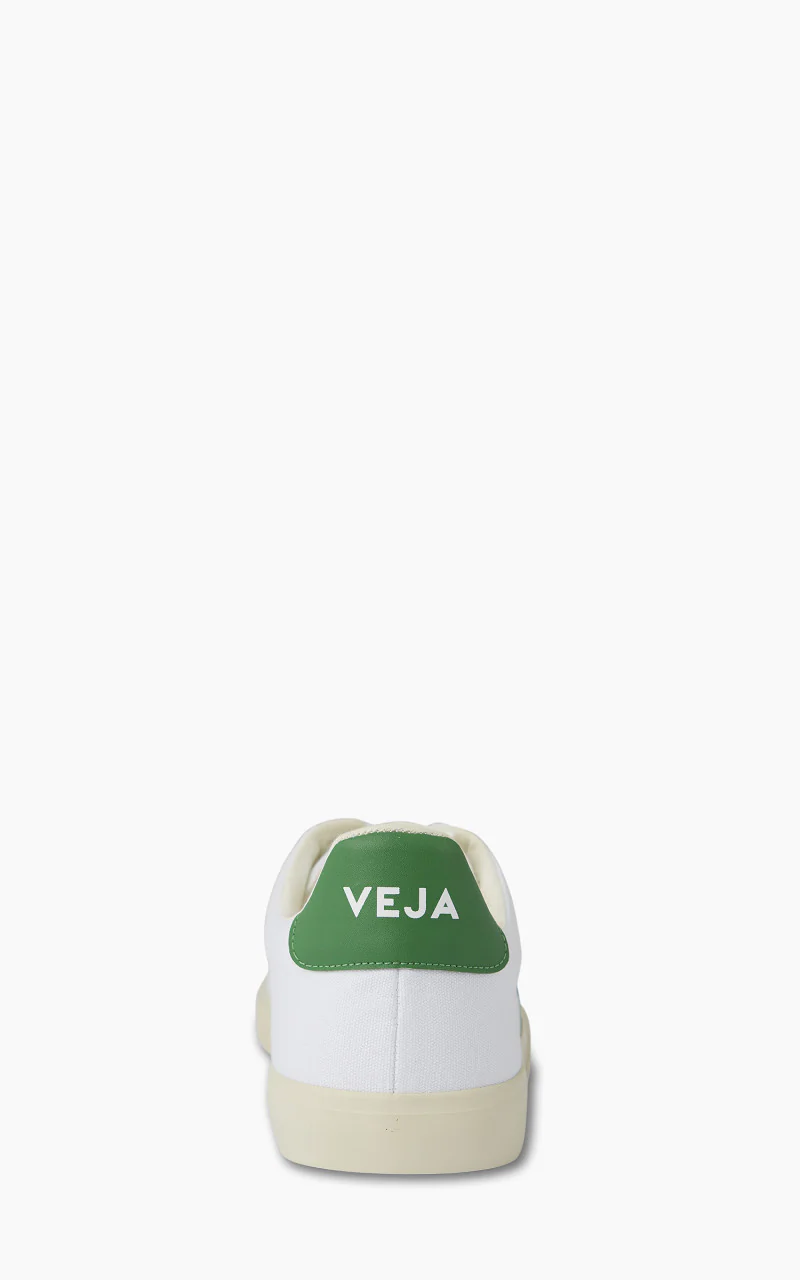 Veja Campo Canvas White/Emeraude - Image 4