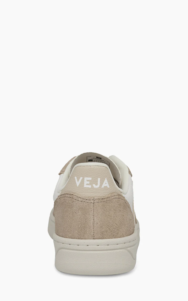 Veja W V-10 Chromefree Leather Extra White/Sable Sahara - Image 5