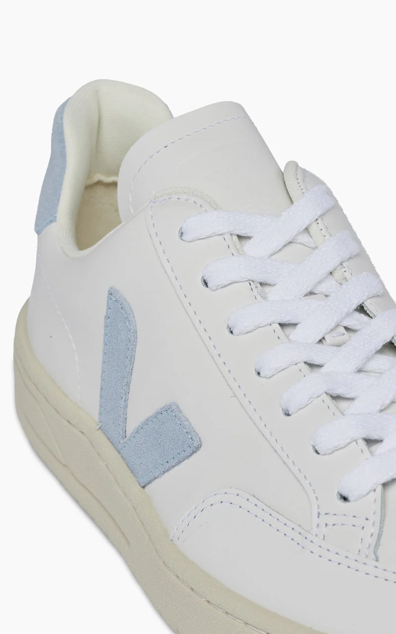 Veja W V-12 Leather Extra White/Steel - Image 3