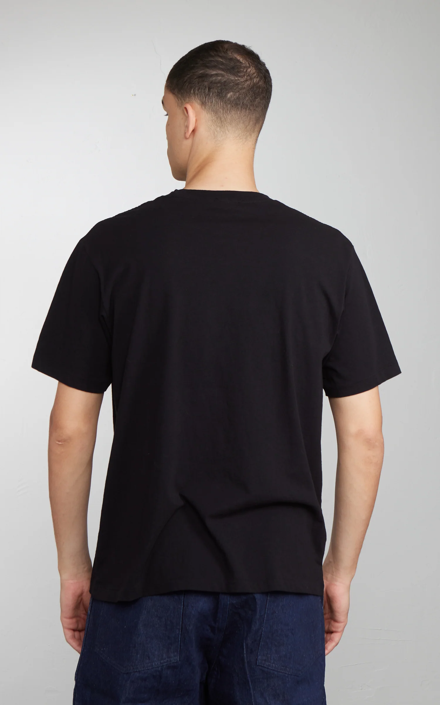 Velva Sheen Blank Tee Black - Image 3