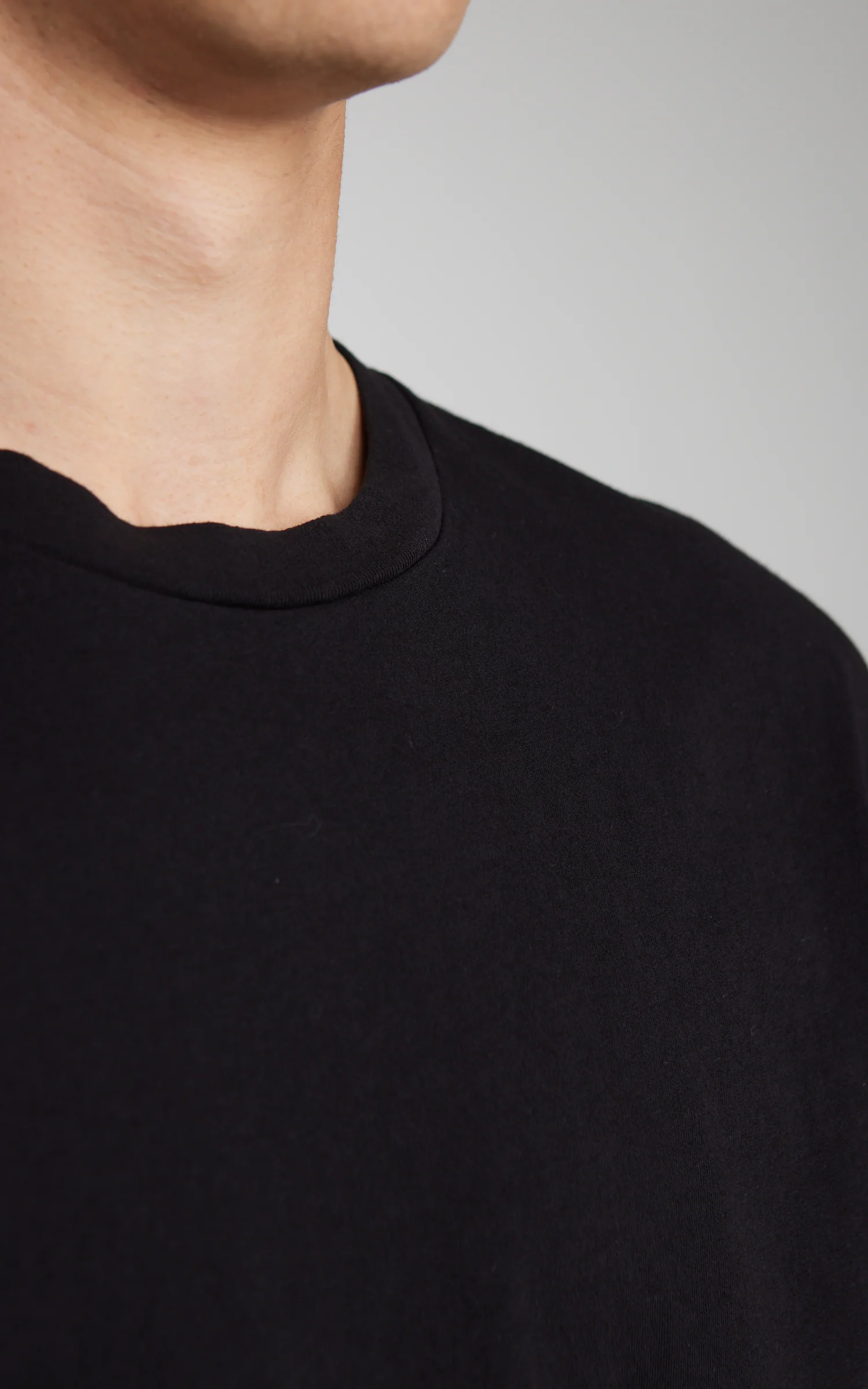 Velva Sheen Blank Tee Black - Image 4