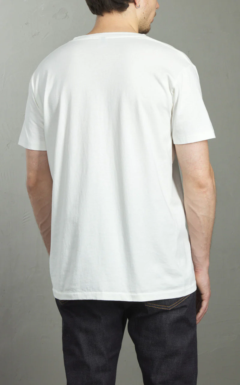 Velva Sheen Crew Neck Pocket Tee 2-Pack White - Image 6