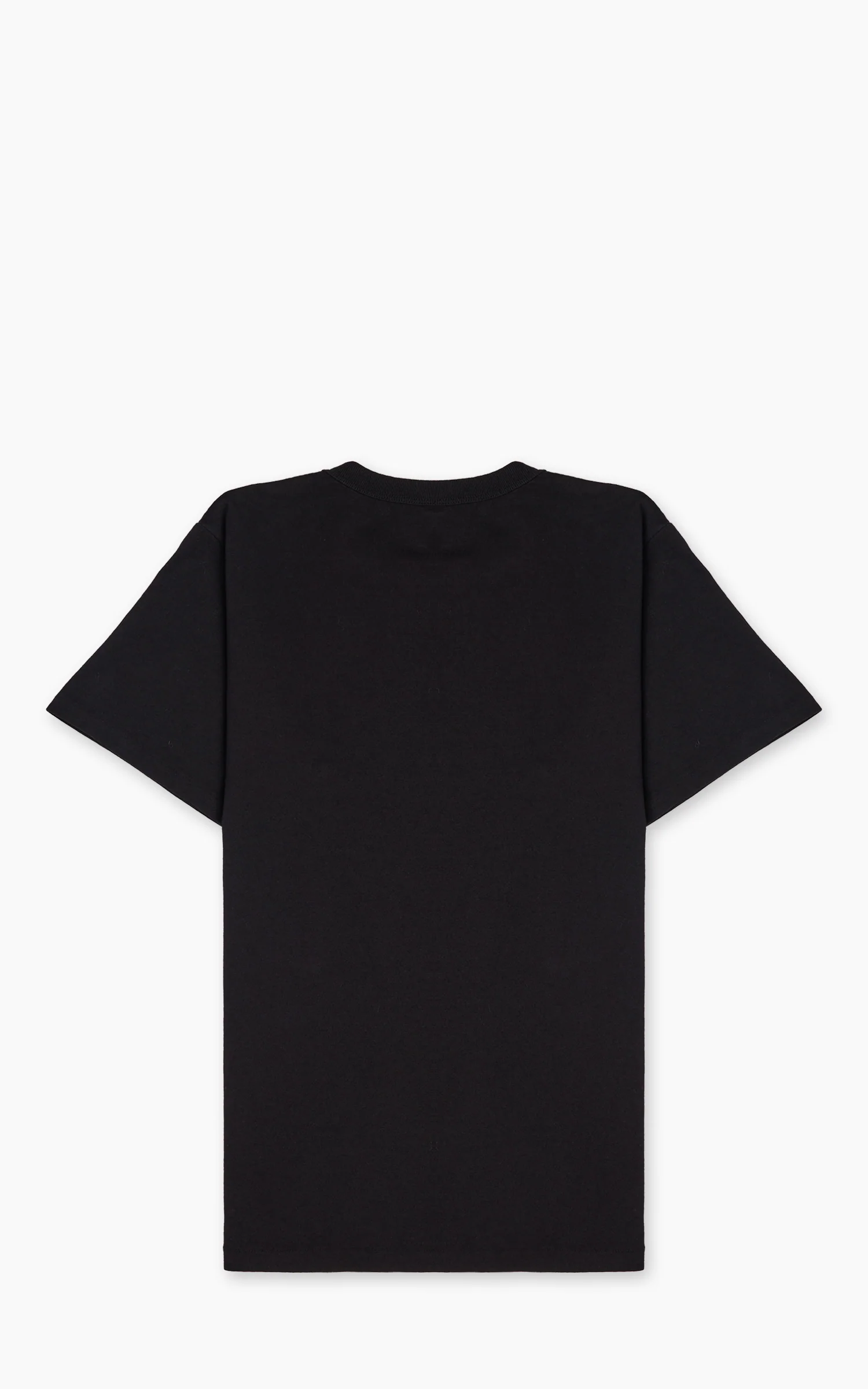 Velva Sheen Pigment Crew Neck Pocket Tee Jet Black - Image 5
