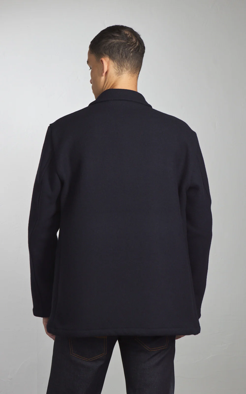 Vetra Workwear Jacket Double-Face Melton Wool 5F/4 Navy - Image 3