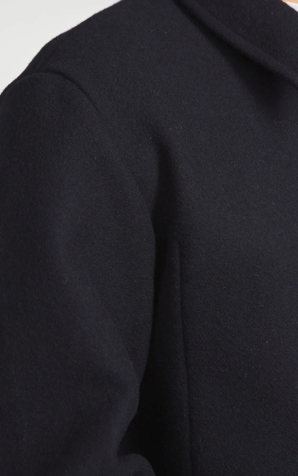 Vetra Workwear Jacket Double-Face Melton Wool 5F/4 Navy - Image 7