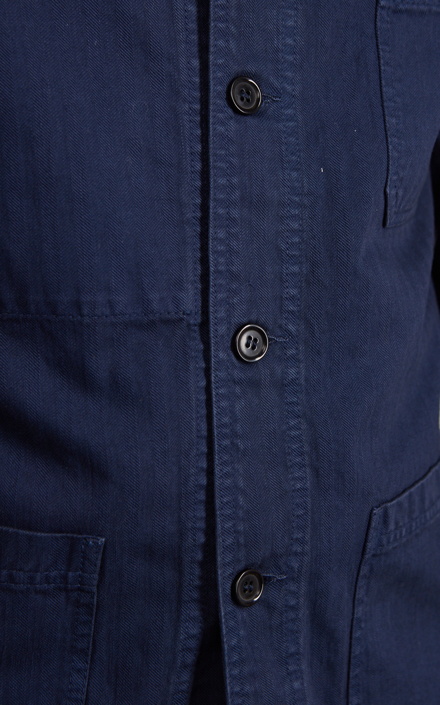 Vetra Workwear Jacket Heavy Cotton Herringbone 2R/5 Navy - Image 4