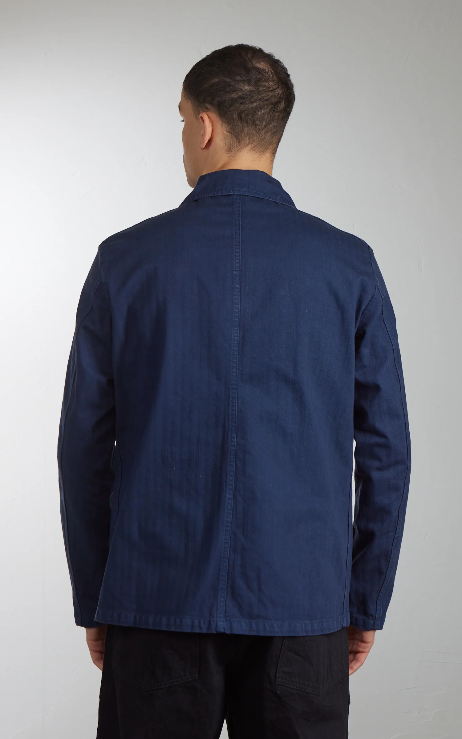 Vetra Workwear Jacket Heavy Cotton Herringbone 2R/5 Navy - Image 5