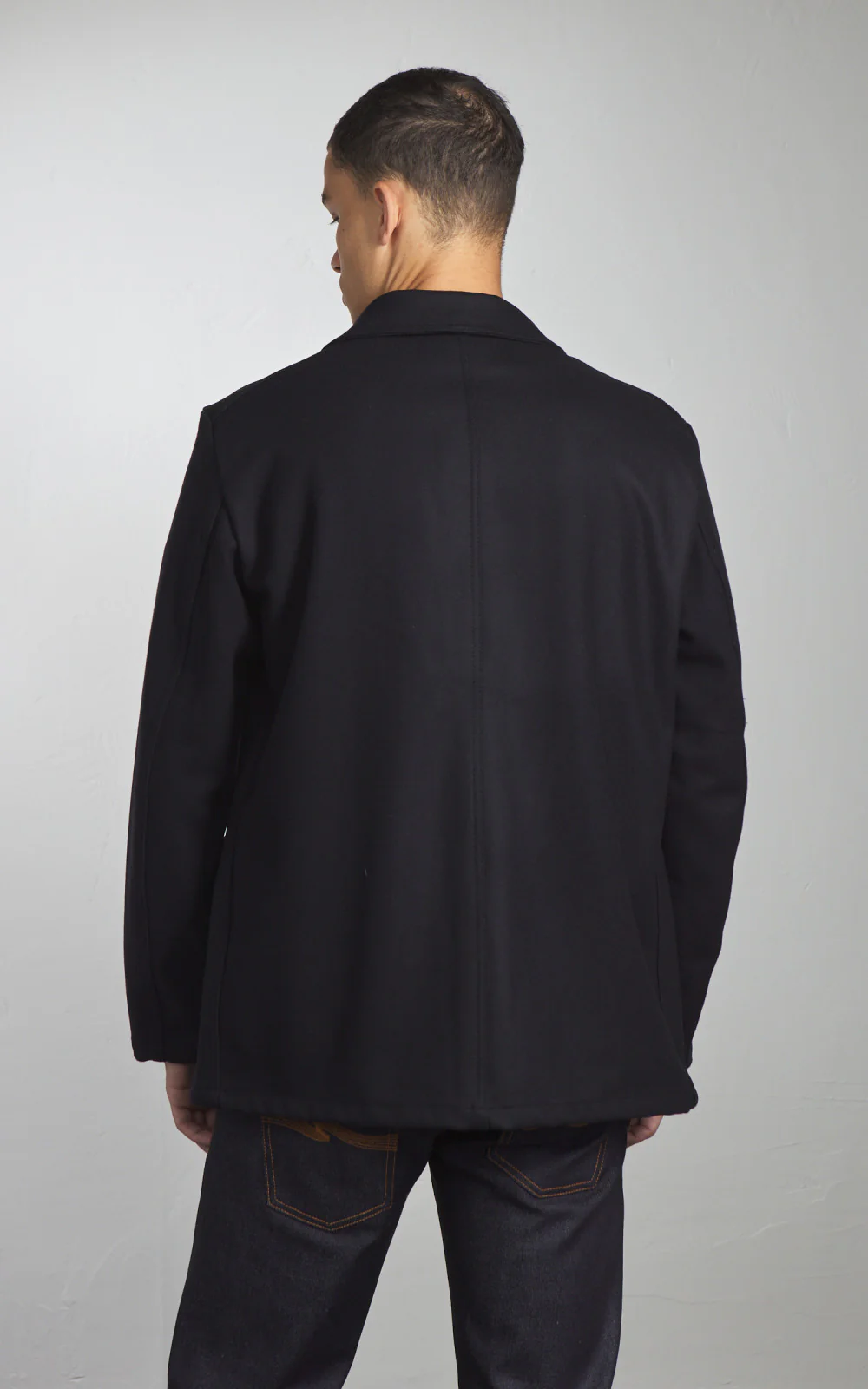Vetra Workwear Jacket Melton Wool 2F/4 Navy - Image 3