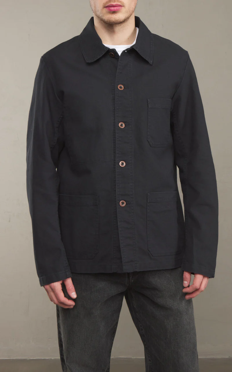 Vetra Workwear Jacket Organic Twill 1G/5C Black - Image 4