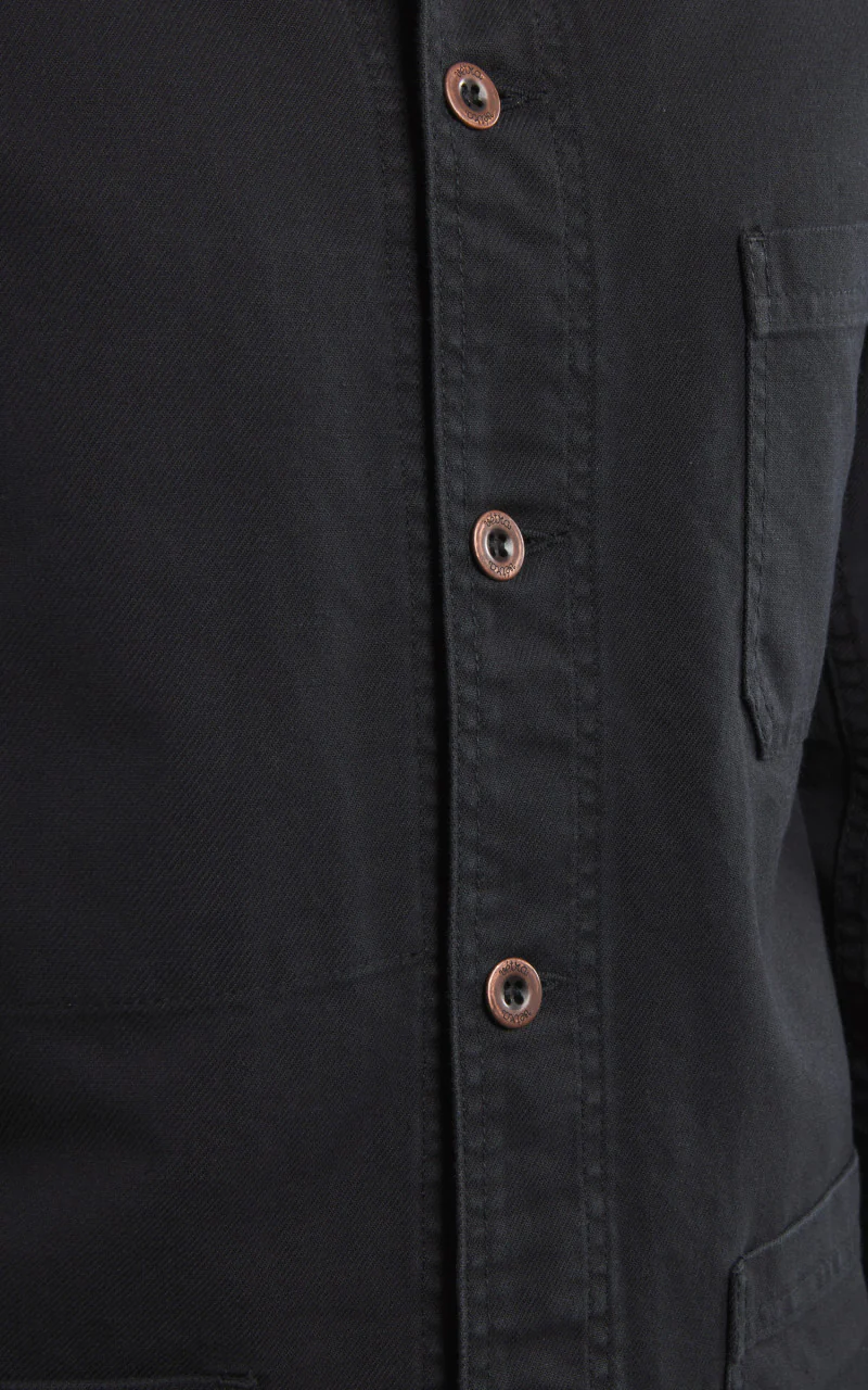 Vetra Workwear Jacket Organic Twill 1G/5C Black - Image 6