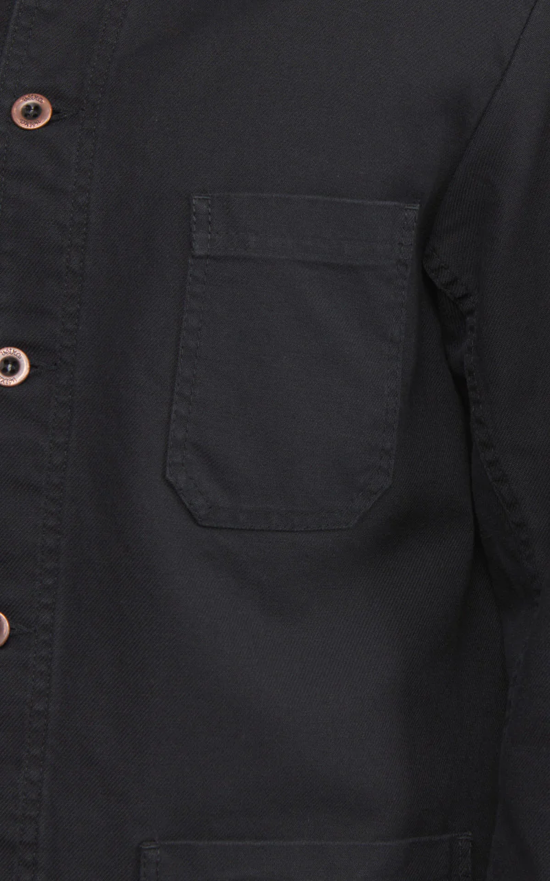 Vetra Workwear Jacket Organic Twill 1G/5C Black - Image 7