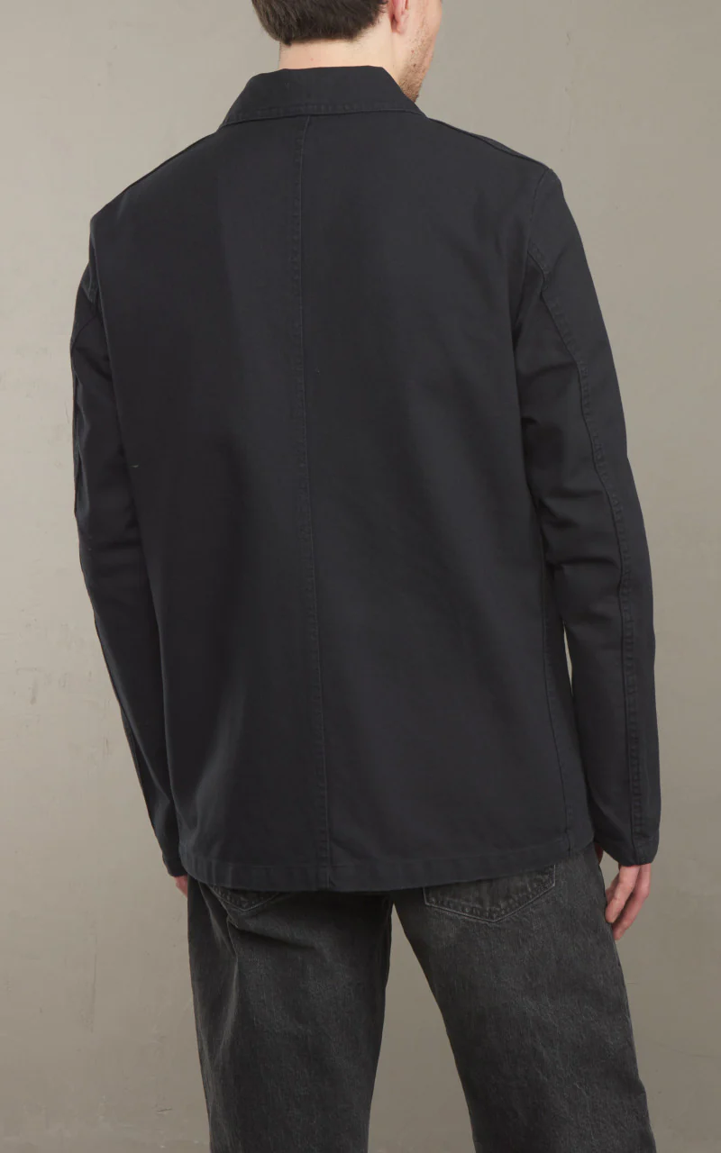 Vetra Workwear Jacket Organic Twill 1G/5C Black - Image 8