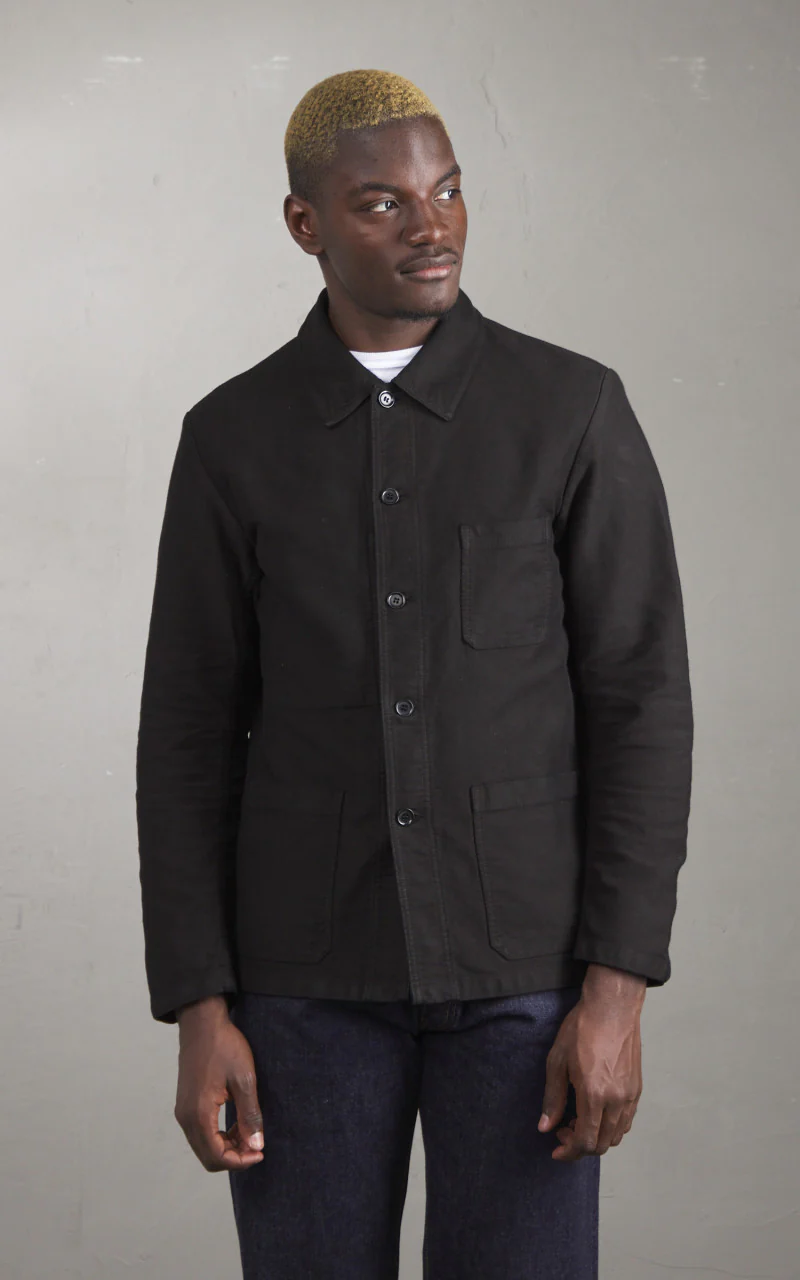 Vetra Workwear Jacket Sateen Moleskin 3M/5 Black - Image 2