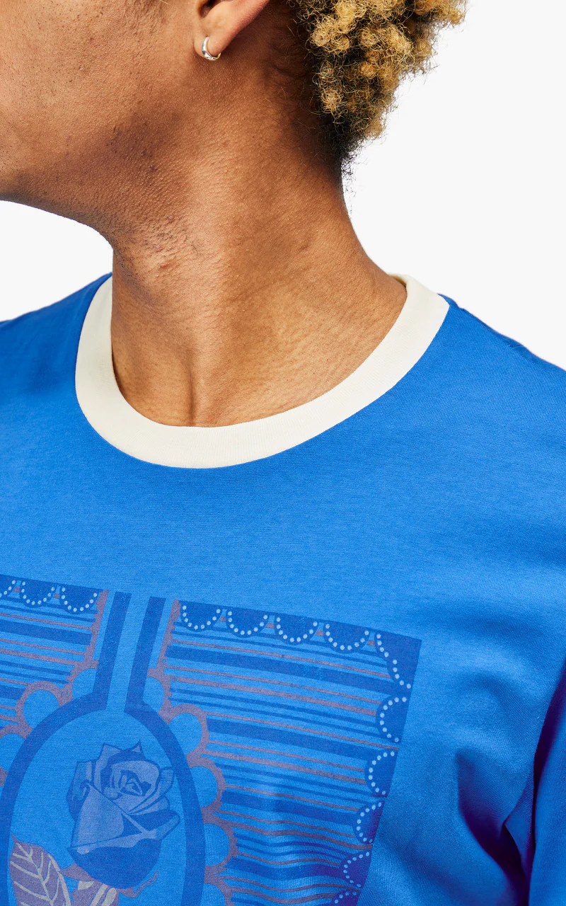 Wales Bonner Essence Tee Blue - Image 4