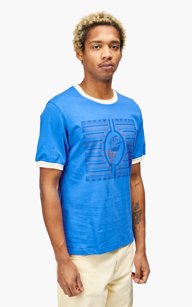 Wales Bonner Essence Tee Blue - Image 5