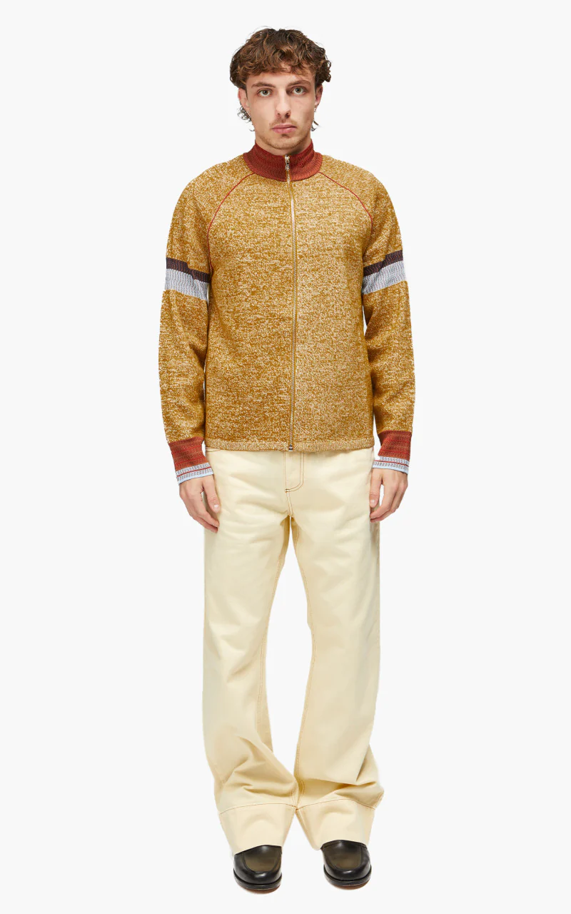 Wales Bonner Golden Zip Up Gold - Image 2