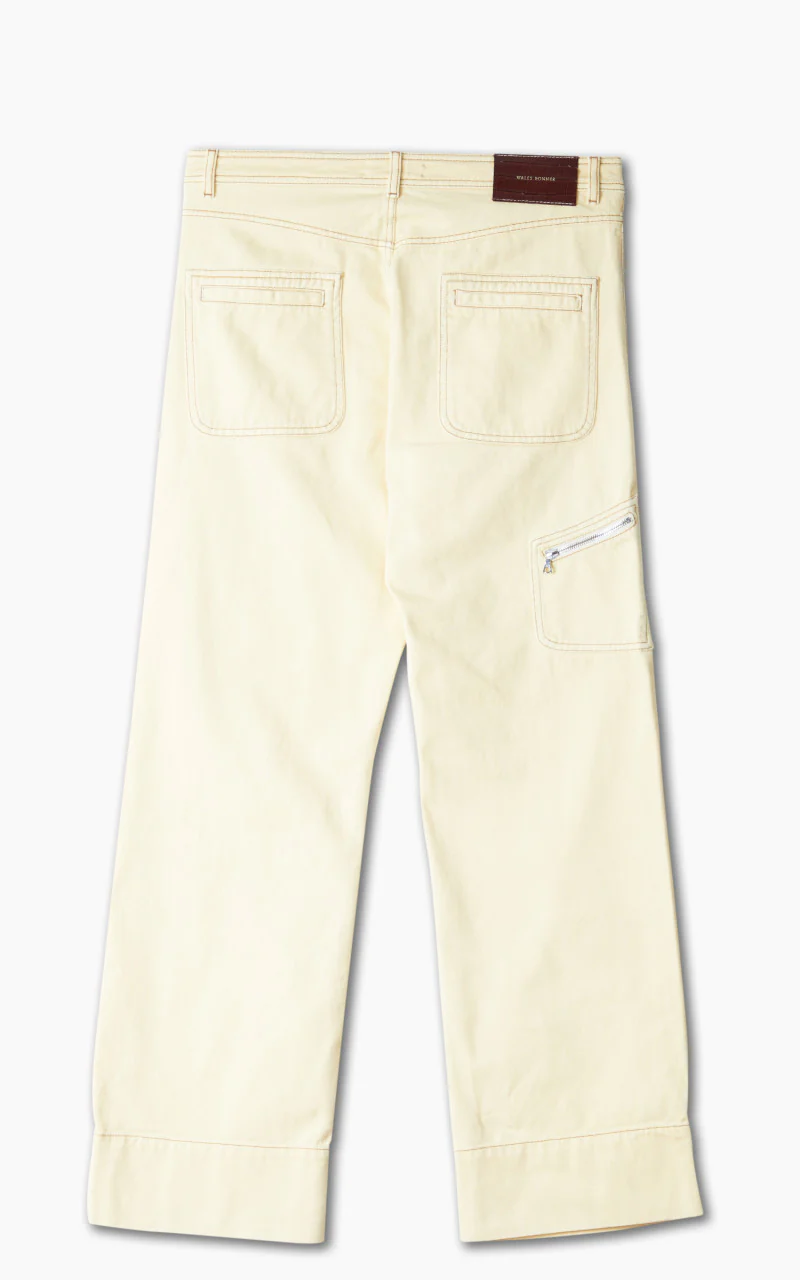 Wales Bonner Sunrise Jeans Pale Yellow - Image 3