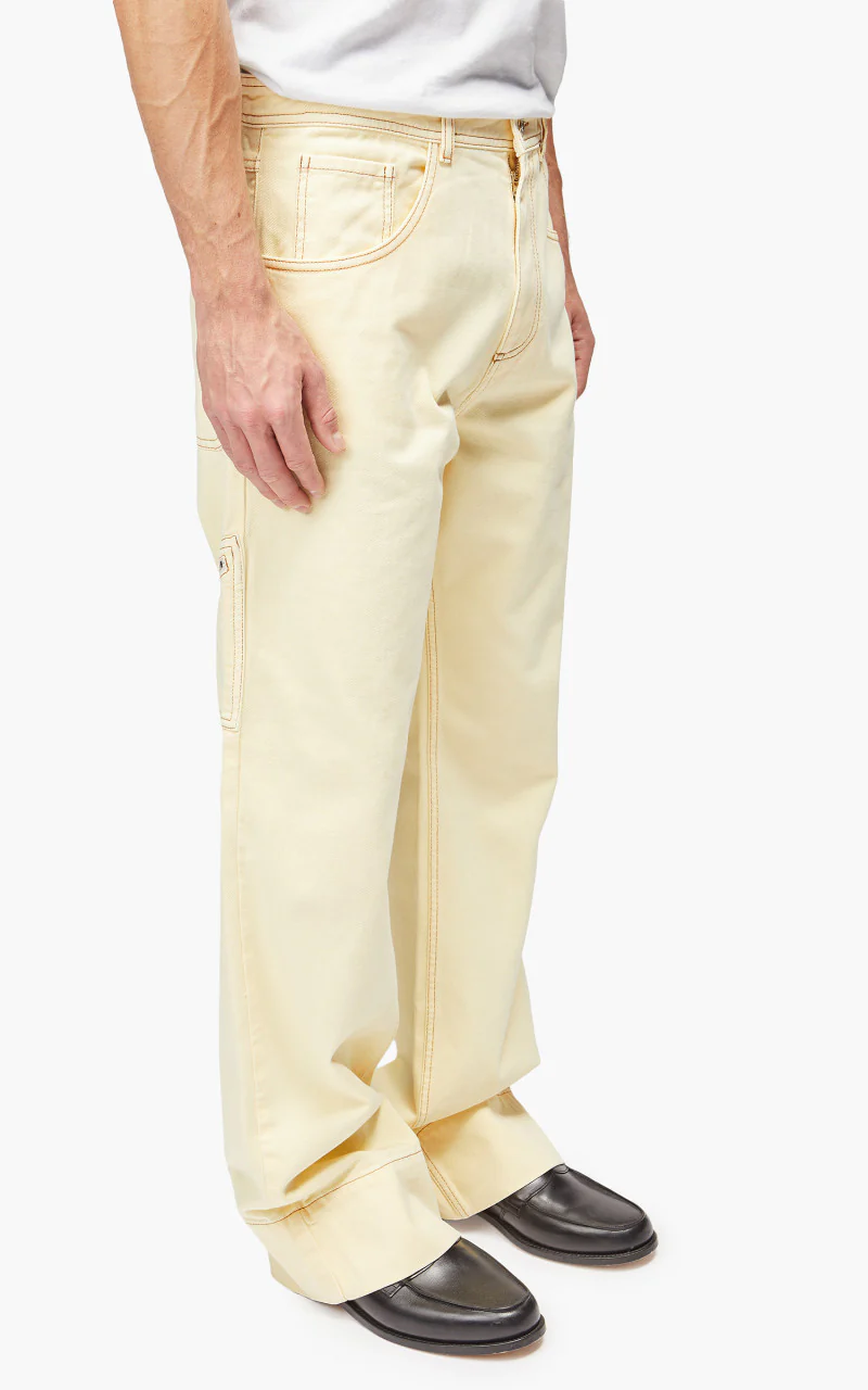 Wales Bonner Sunrise Jeans Pale Yellow - Image 5