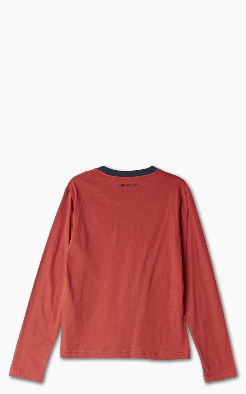 Wales Bonner Unique Long Sleeve Tee Red - Image 7
