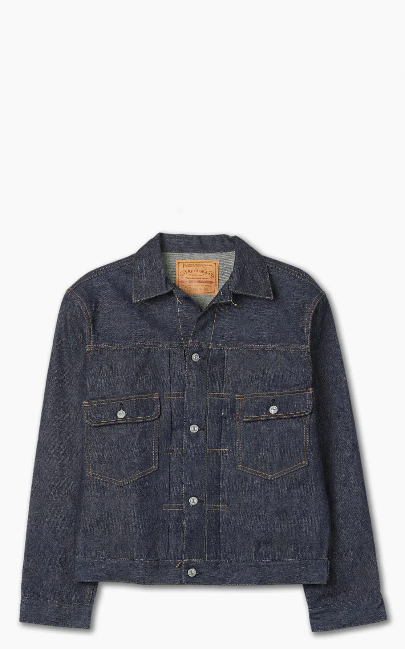 Warehouse & Co. 2002XX 1953 Model Type 2 Denim Jacket Unwashed Indigo