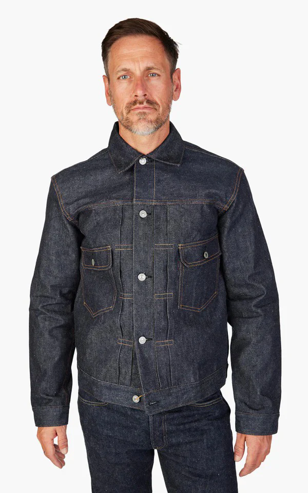 Warehouse & Co. 2002XX 1953 Model Type 2 Denim Jacket Unwashed Indigo - Image 3