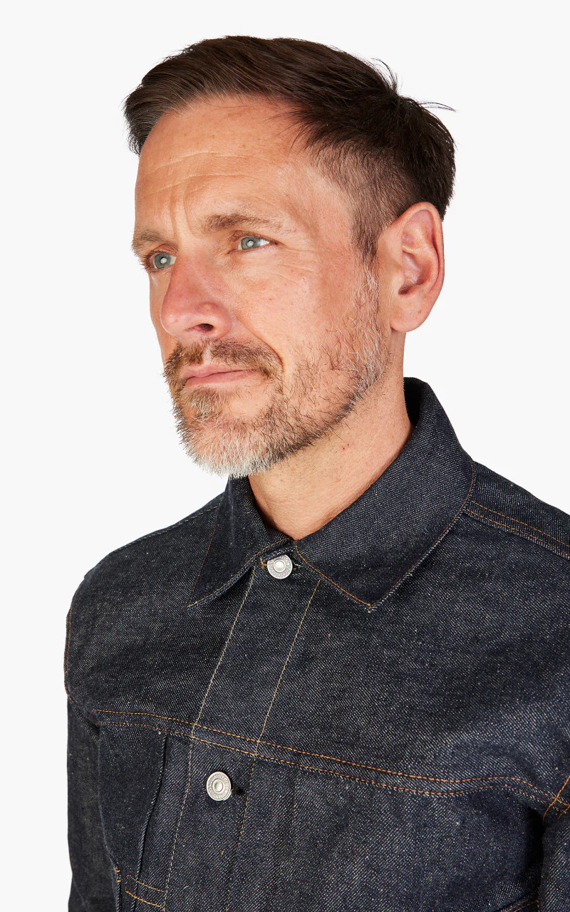 Warehouse & Co. 2002XX 1953 Model Type 2 Denim Jacket Unwashed Indigo - Image 4