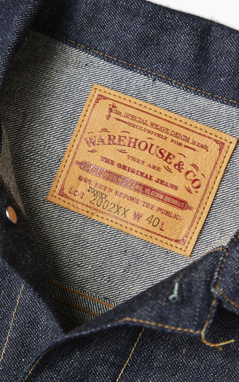 Warehouse & Co. 2002XX 1953 Model Type 2 Denim Jacket Unwashed Indigo - Image 5