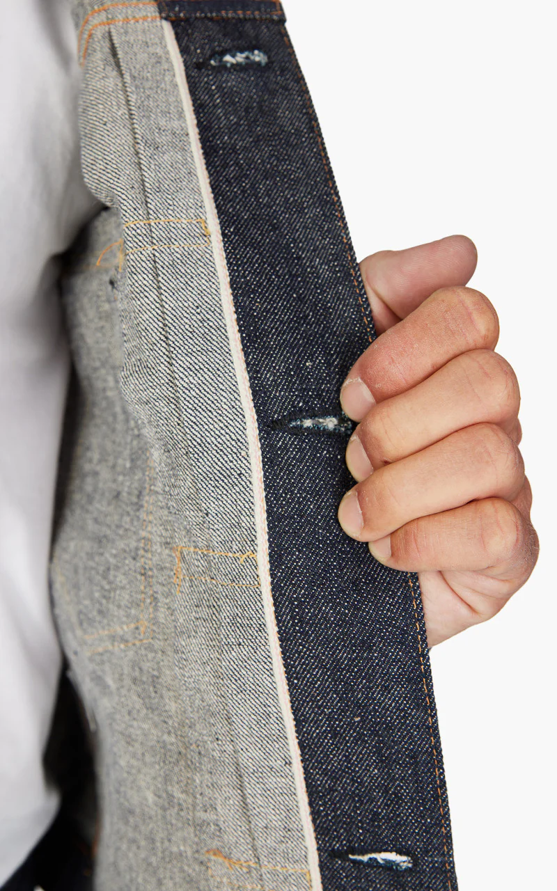 Warehouse & Co. 2002XX 1953 Model Type 2 Denim Jacket Unwashed Indigo - Image 7