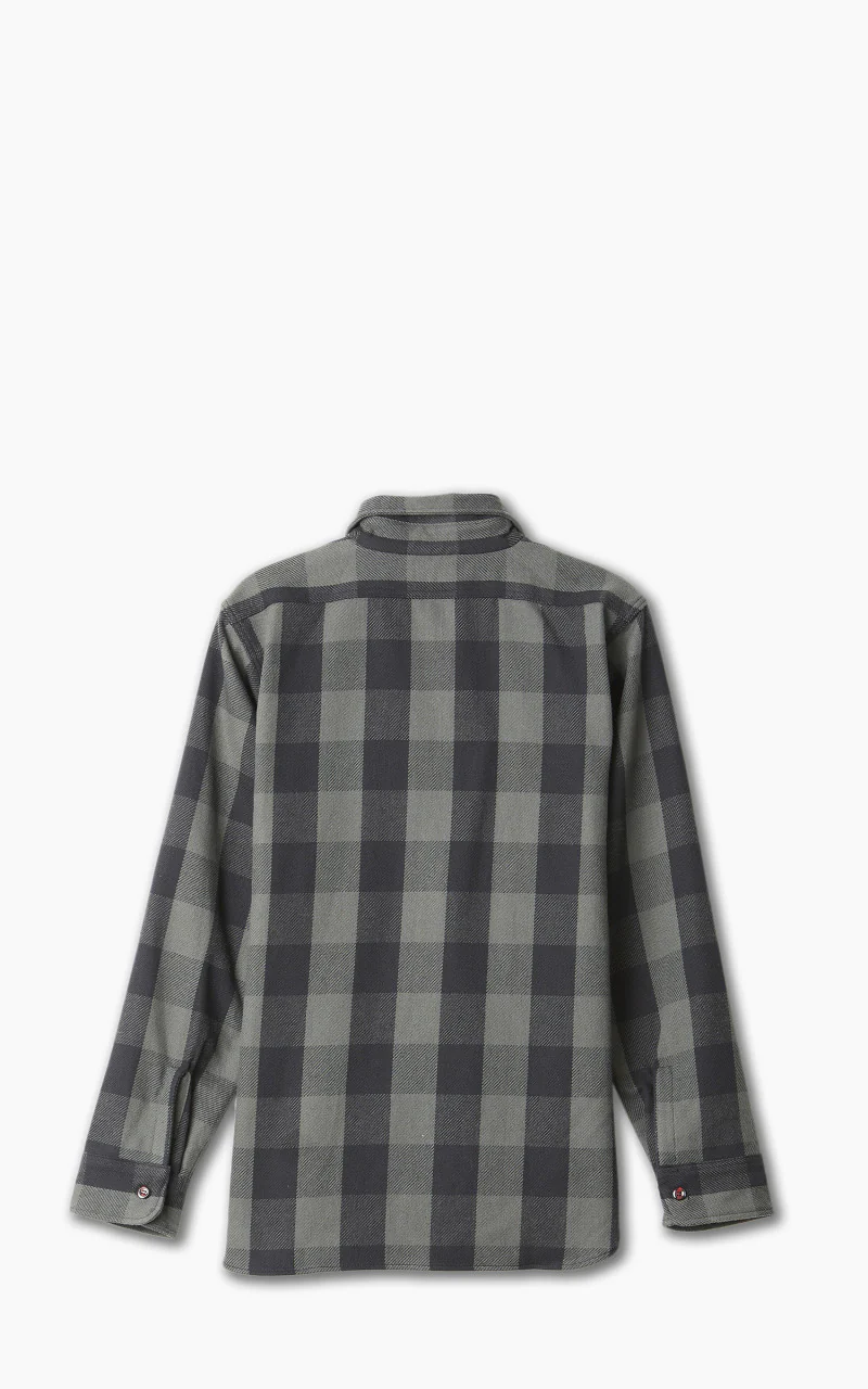 Warehouse & Co. 3104 Flannel Shirt Charcoal - Image 3