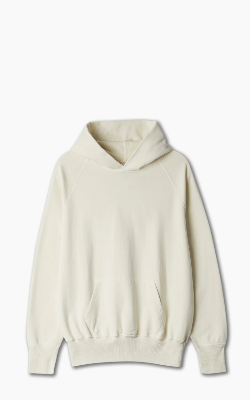 Warehouse & Co. 462 No Print Hoodie Cream