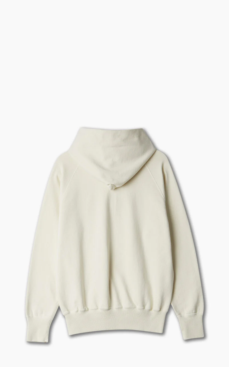 Warehouse & Co. 462 No Print Hoodie Cream - Image 7