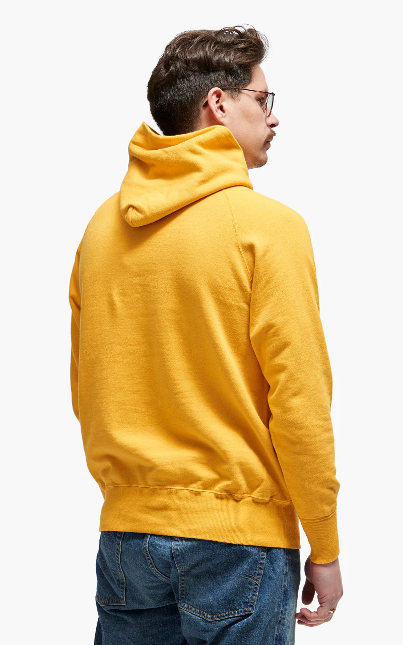 Warehouse & Co. 462 No Print Hoodie Yellow - Image 5