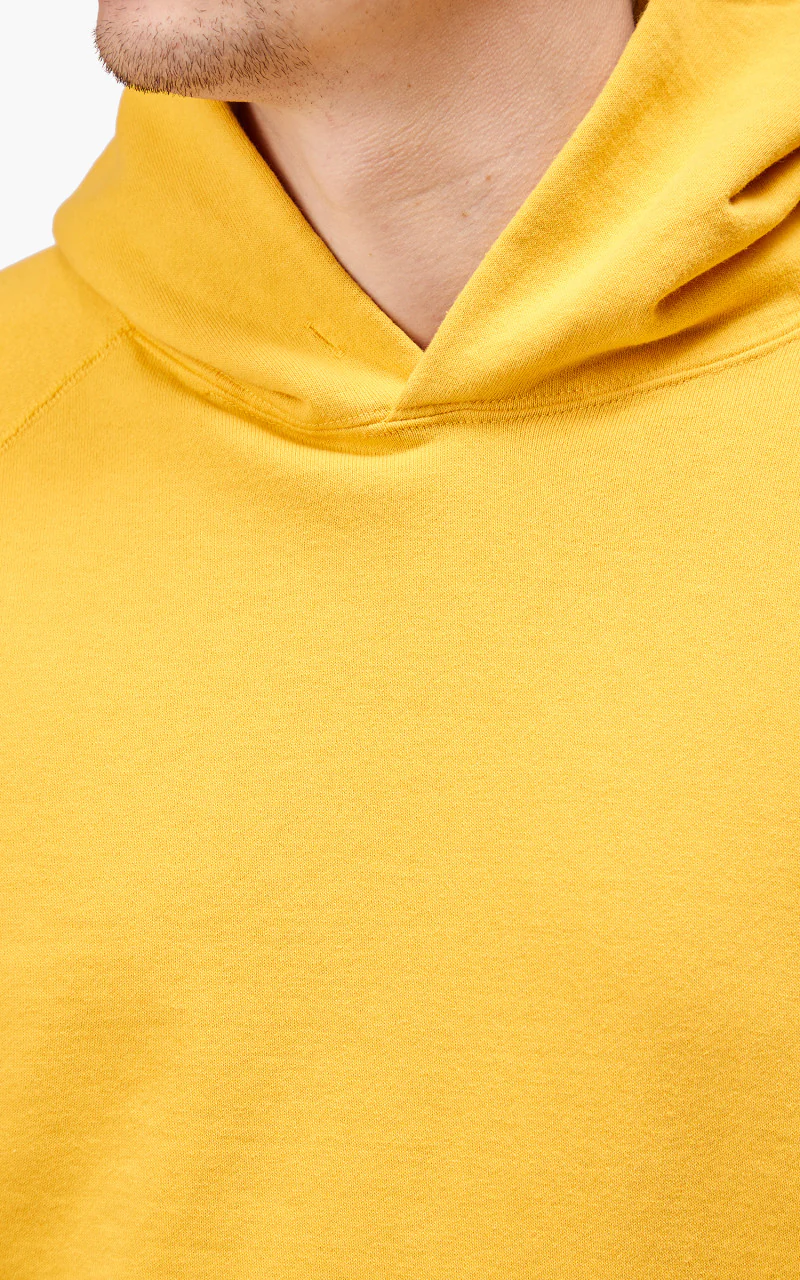 Warehouse & Co. 462 No Print Hoodie Yellow - Image 6
