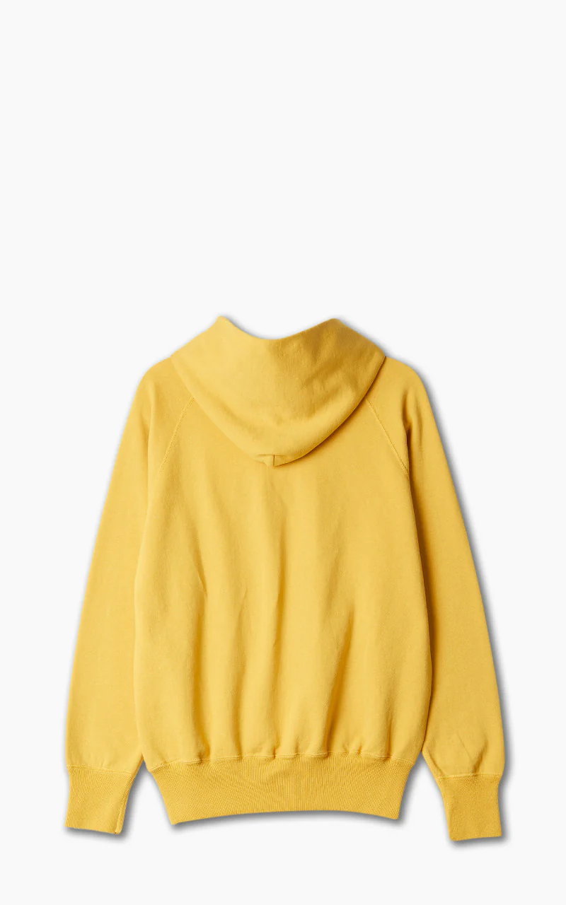 Warehouse & Co. 462 No Print Hoodie Yellow - Image 7