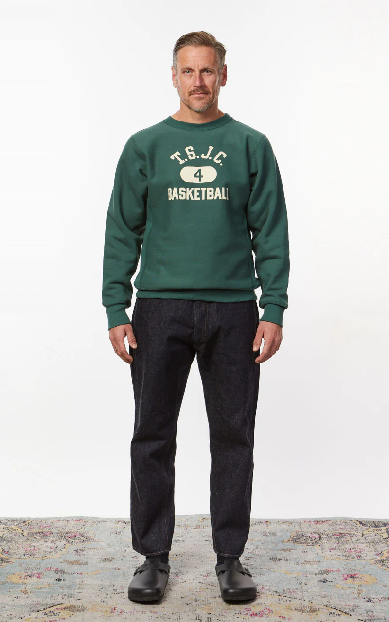 Warehouse & Co. 483 TSJC Sweatshirt Green - Image 2