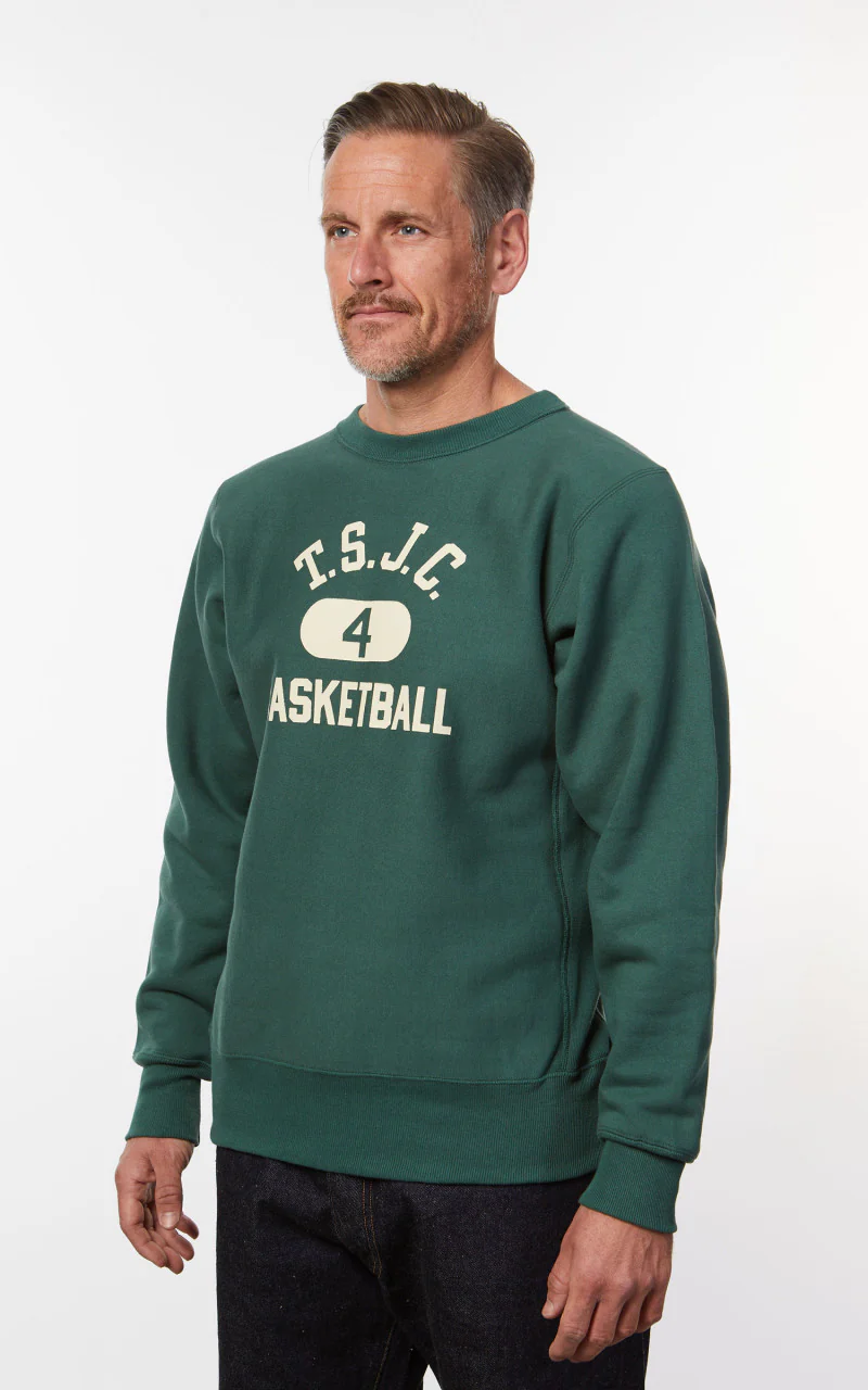 Warehouse & Co. 483 TSJC Sweatshirt Green - Image 4
