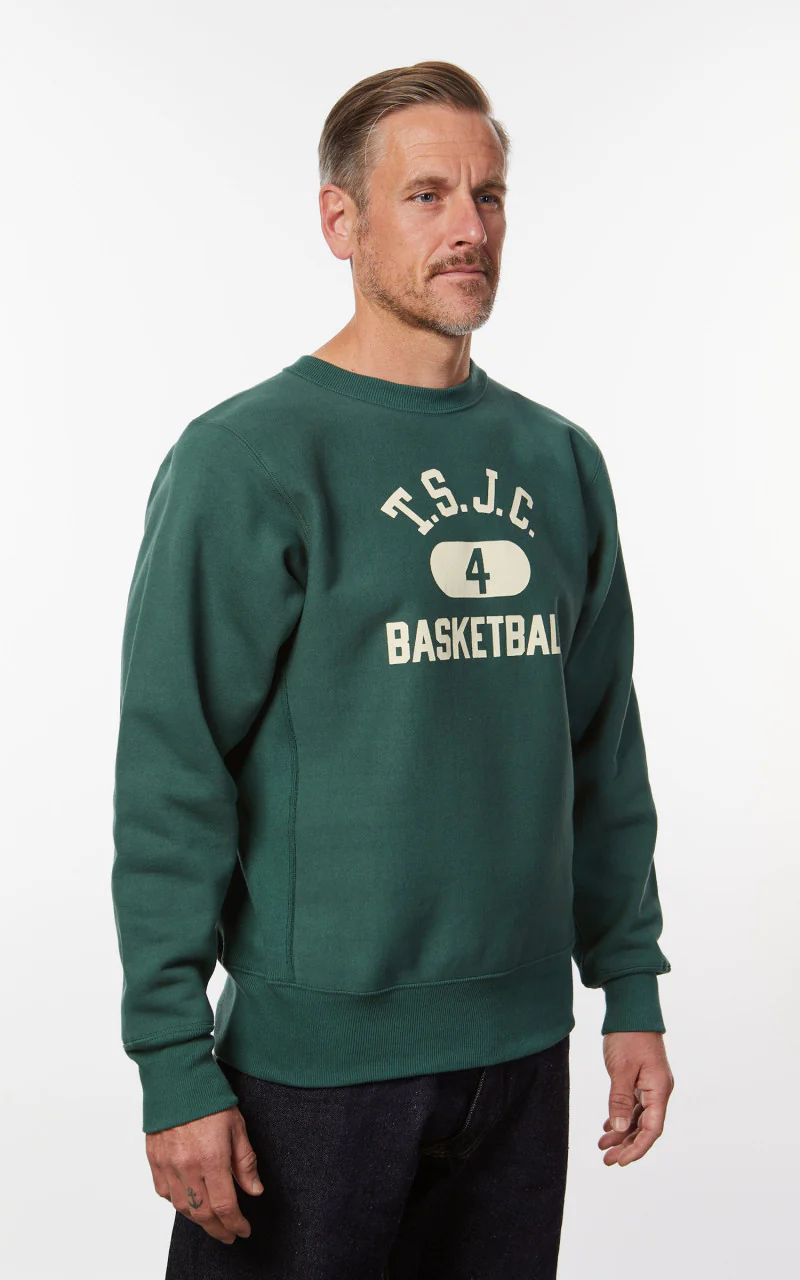Warehouse & Co. 483 TSJC Sweatshirt Green - Image 5